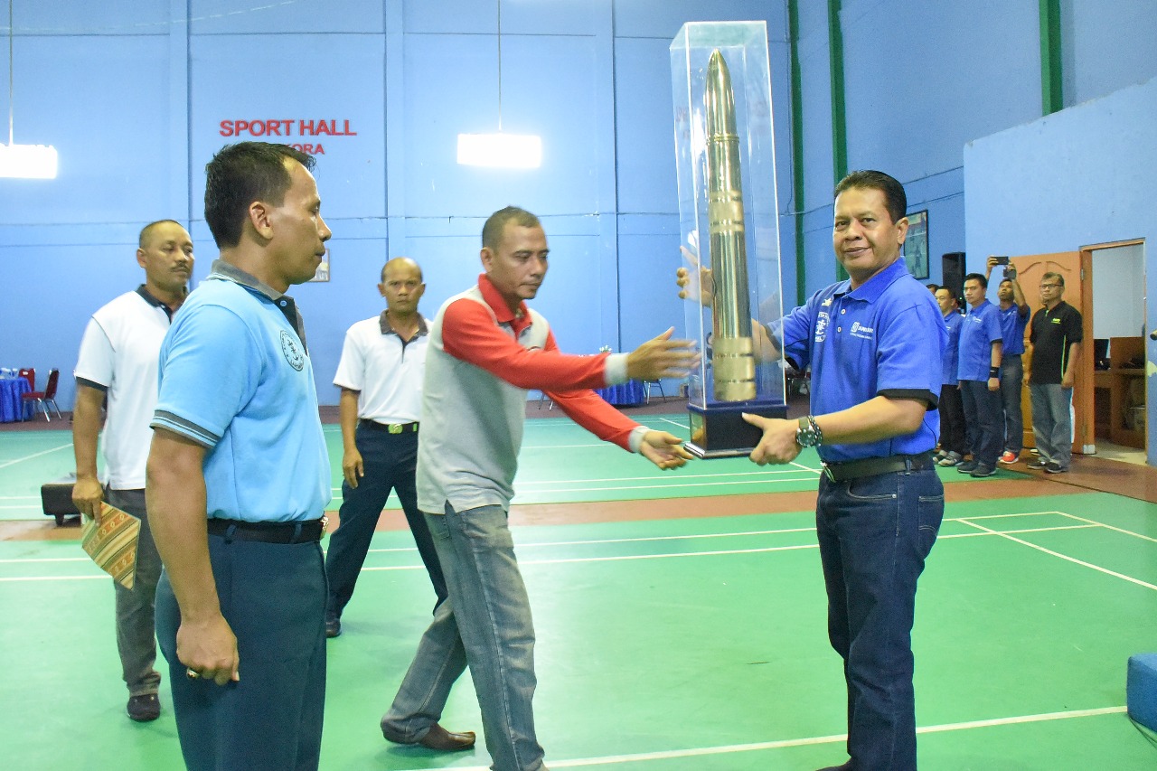 Acara bulu tangkis Danlantamal 1V Tanjungpinang