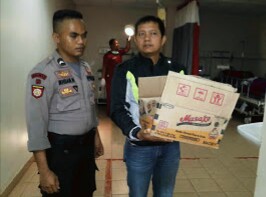 Foto Bayi yang ditemukan petugas