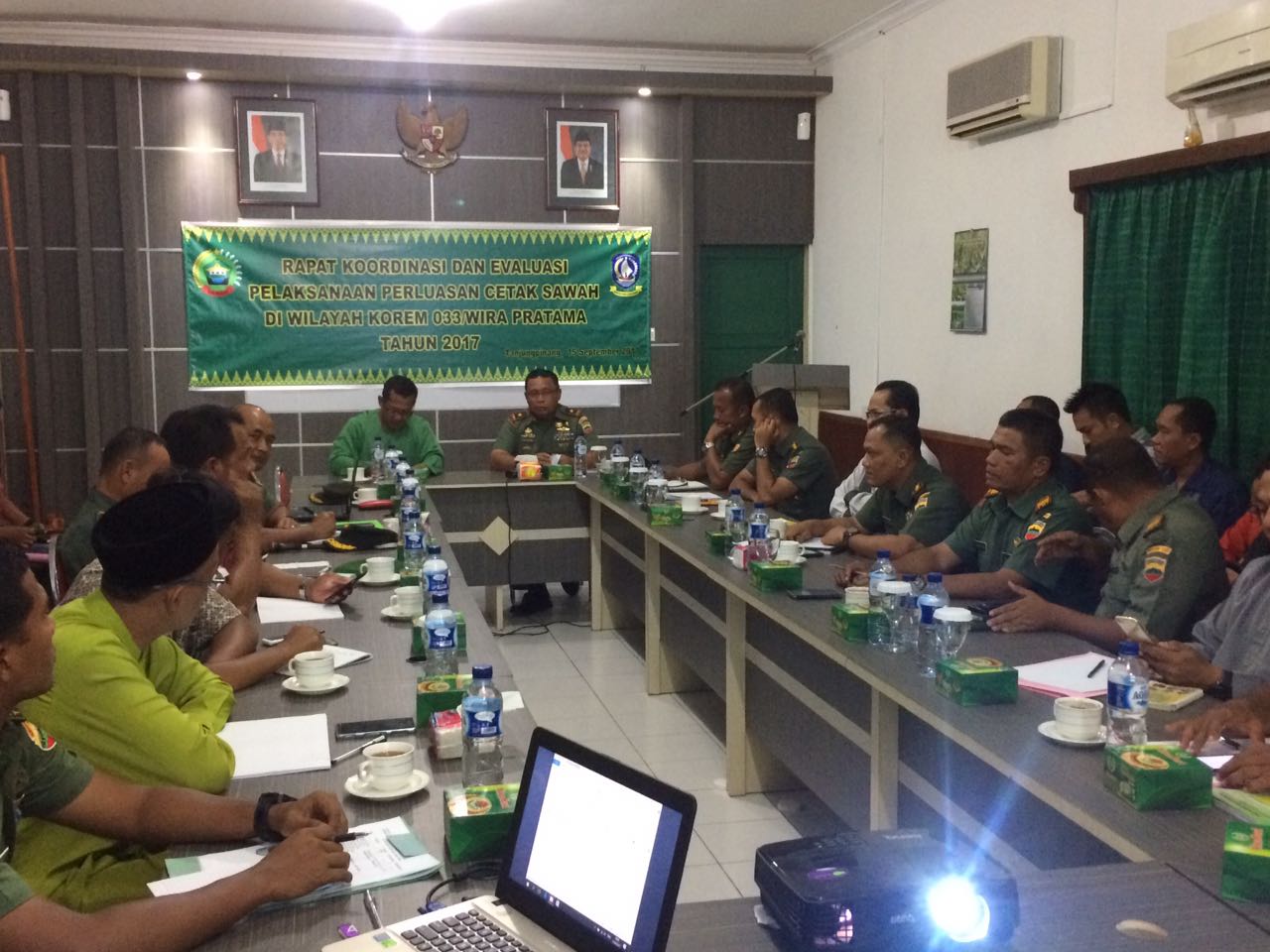 Danrem gelar rapat di Makorem senggarang