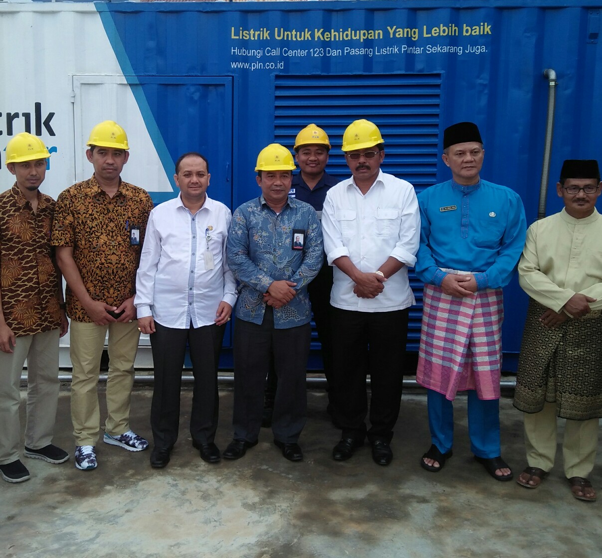 Gubernur Kepri Resmikan Mesin PLN Rayon Kelong