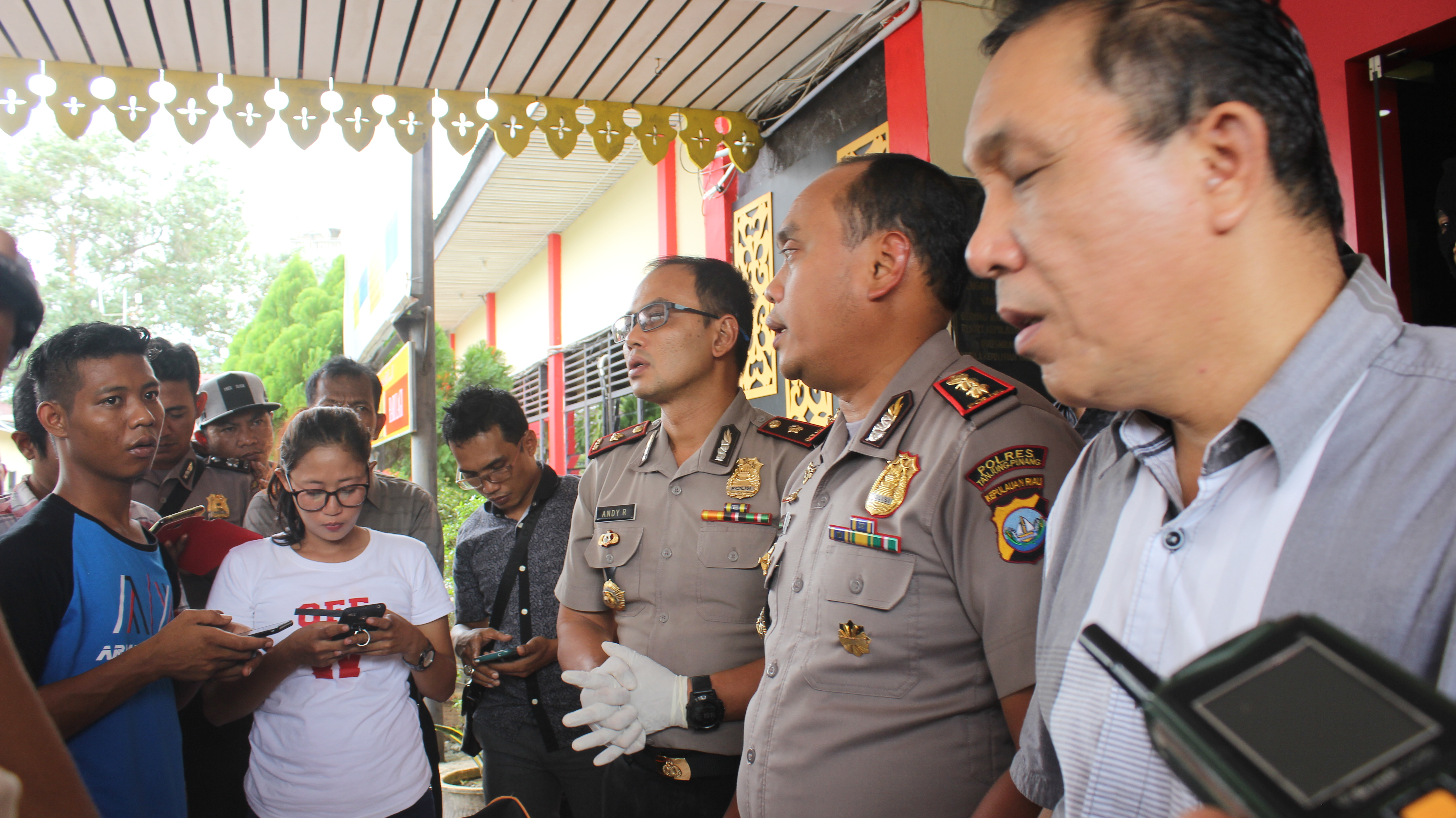 Polres Tanjungpinang Amankan Kurir Narkoba Beserta Barang Bukti