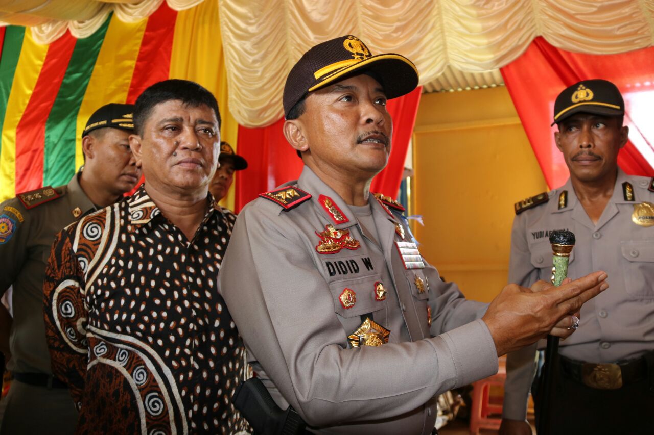 Kapolda Kepri Tinjau Operasi Lilin di Bintan