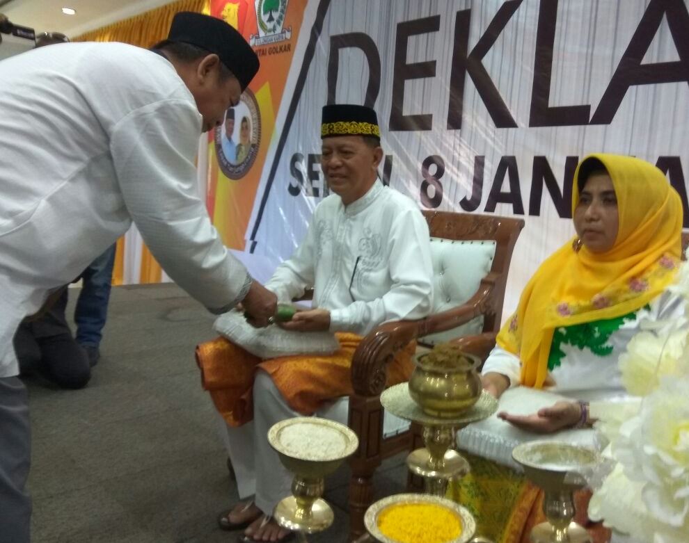 Golkar Dan Grindra Resmi Deklarasikan Syahrul dan Rahma Paslon Wako dan Wawako