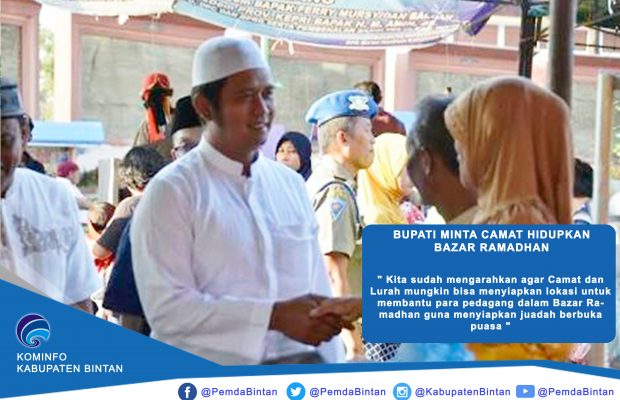 Bupati Minta Para Camat Hidupkan Bazar Ramadhan