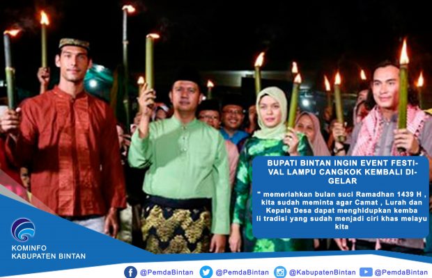 Event Festival Lampu Cangkok Akan Digelar Bupati Bintan