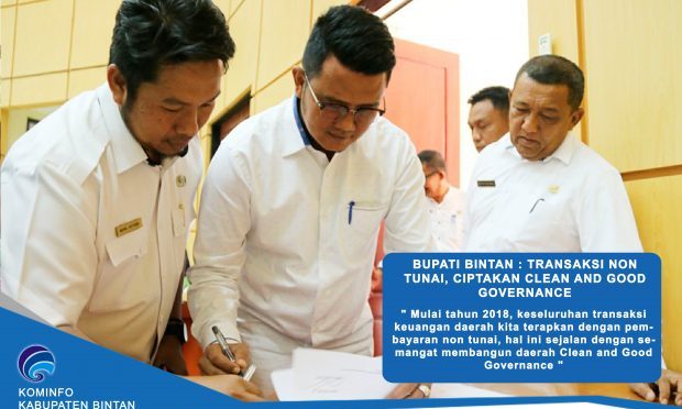 Transaksi Non Tunai Ciptakan Clean and Good Governance