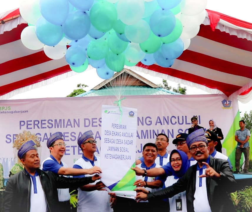 Desa Ekang Anculai Resmi Menjadi Desa Percontohan BPJS Ketenagakerjaan Tingkat Nasional.