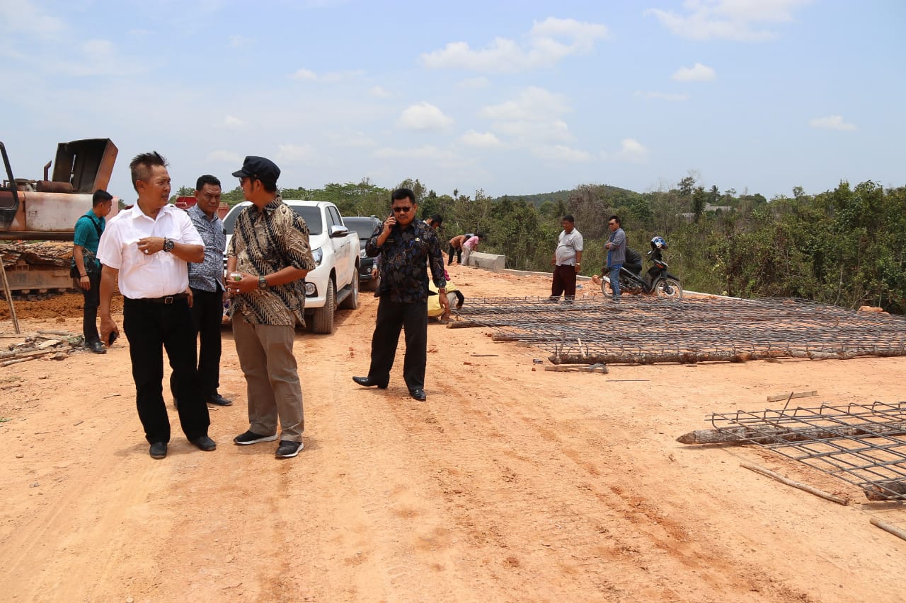 Bupati Bintan Tinjau Jalan Lintas Timur