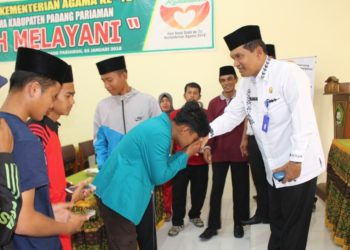 Kakankemenag Dr. H. Helmi, M.Ag Sambut “Sang Juara”