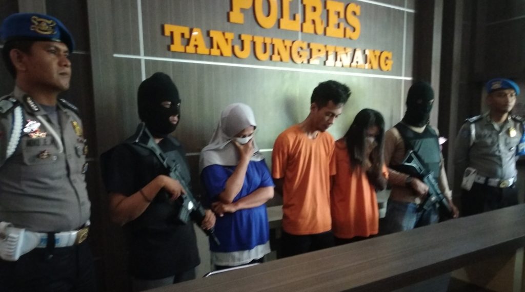 Jajaran Polres Tanjungpinang Kembali Tangkap 3 Orang Pelaku Penyalahguna Narkoba