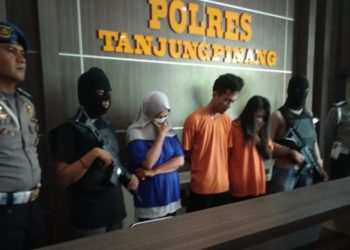 Jajaran Polres Tanjungpinang Kembali Tangkap 3 Orang Pelaku Penyalahguna Narkoba