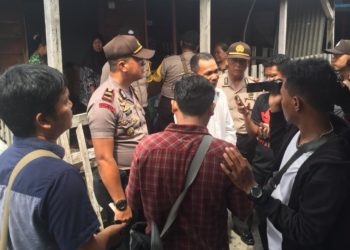 Polres Tanjungpinang Berikan Bantuan Kepada Masril Warga Kurang Mampu