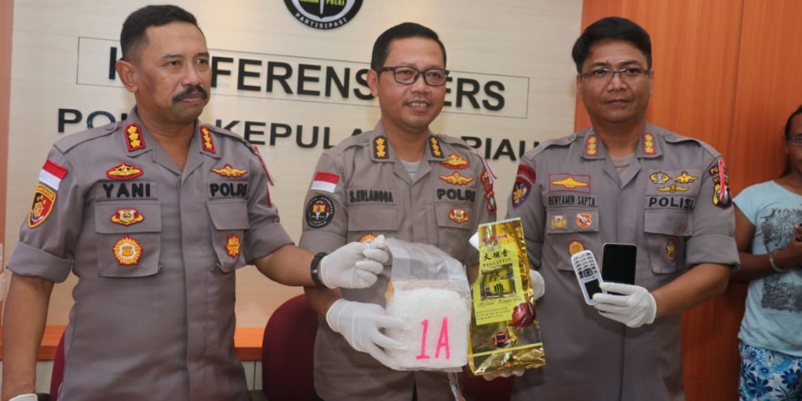 Polda Kepri Berhasil Gagalkan Transaksi Narkoba