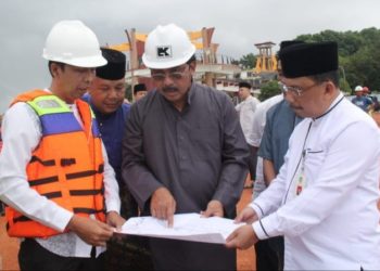 Nurdin Tinjau Proyek Pembangunan Gurindam 12