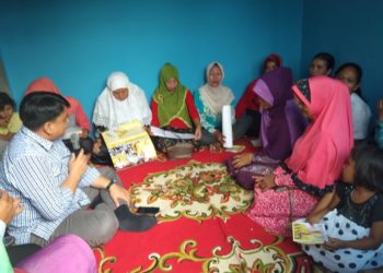 Sosialisasi Ke-Pantai Impian Warga Antusias Sambut Ade Angga