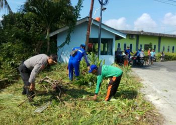 Polres Tanjungpinang Goro Bersama Masyarakat di Dua tempat
