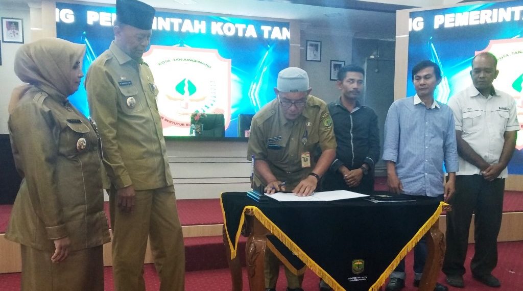 Walikota Dan Wakil Walikota Saksikan Kerjasama Media Dengan Pemko