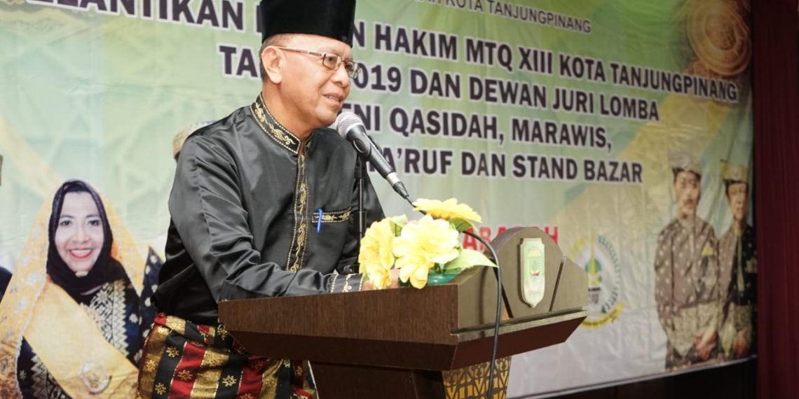 Walikota Lantik Dewan Hakim dan Juri MTQ ke XIII tingkat Kota Tanjungpinang