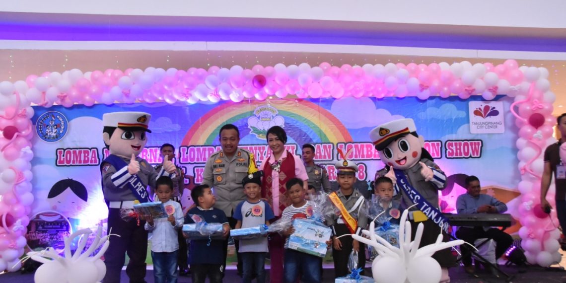 Polres Tanjungpinang Gelar Berbagai Perlombaan Untuk Anak TK