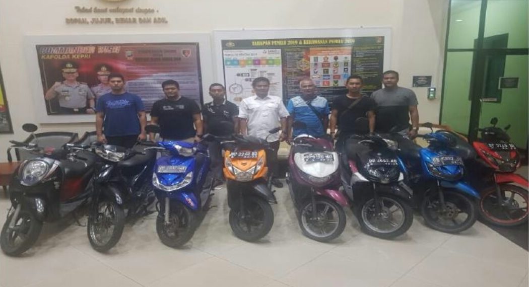 Ditreskrimum Polda Kepri Berhasil Ungkap kasus  Curanmor di Batam