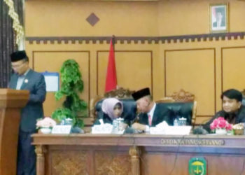 DPRD Tanjungpinang Gelar Rapat Paripurna Pengesahan Perda RPJMD 2018-2023