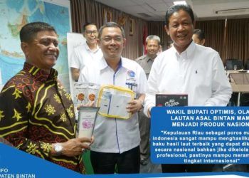 Wakil Bupati Optimis, Olahan Lautan Asal Bintan Mampu Menjadi Produk Nasional