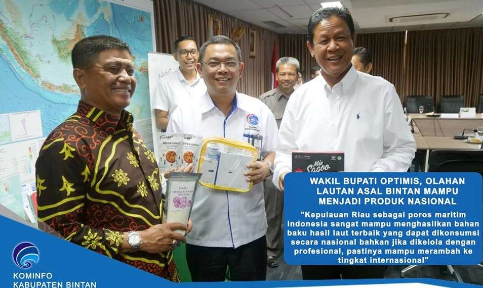 Wakil Bupati Optimis, Olahan Lautan Asal Bintan Mampu Menjadi Produk Nasional
