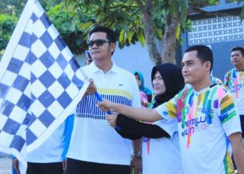 12 Hari Jelang Pelaksanaan Pemilu Serentak KPU Gelar Acara PEMILU RUN
