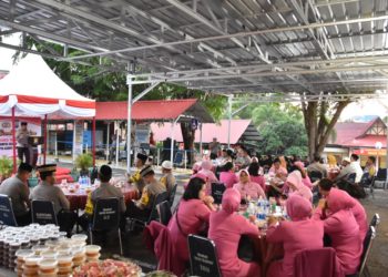 Kenal Pamit Waka Polres Tanjungpinang Gelar Buka Bersama