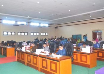DPRD Lingga Paripurnakan LKPJ Bupati Tahun Anggaran 2018