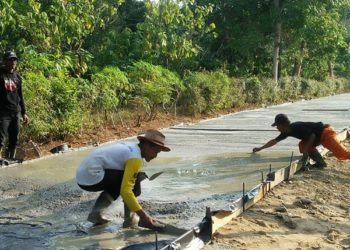 Infrastruktur Jalan di Dharmasraya Merambah Hingga ke Nagari