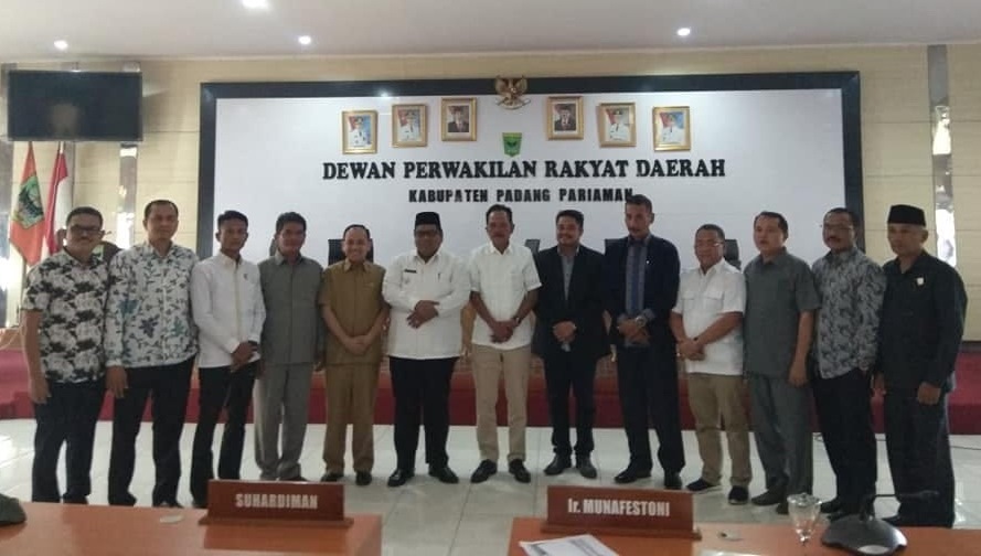 LKPJ Kabupaten Padang Pariaman Diterima Dan Disahkan DPRD