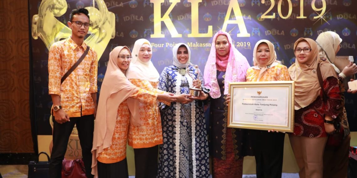 Tanjungpinang Kembali Raih Penghargaan Kota Layak Anak