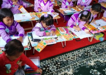 TBM Anugrah Gelar Lomba Mewarnai Tingkat Nagari