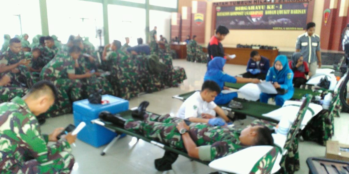 Hut Yonkomposit 1/Grapati pertama, 2019 Gelar Donor Darah