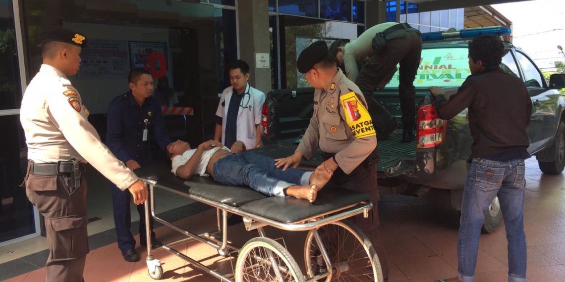 Tuhanlah yang dapat membalas atas kebaikan PolisiTanjungpinang membantu Orang Sakit