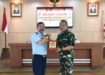 Pasis Dikreg Sesko TNI Angkatan XLVI Kunjungi Mako Lamtamal IV Tanjungpinang