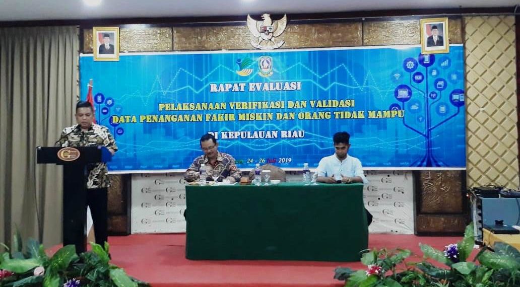 Dinsos Kepri Gelar Rapat Evaluasi
