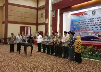 KPK Fasilitasi Penandatanganan MoU antara Pemda, Ditjen Pajak dan BPN Kepri