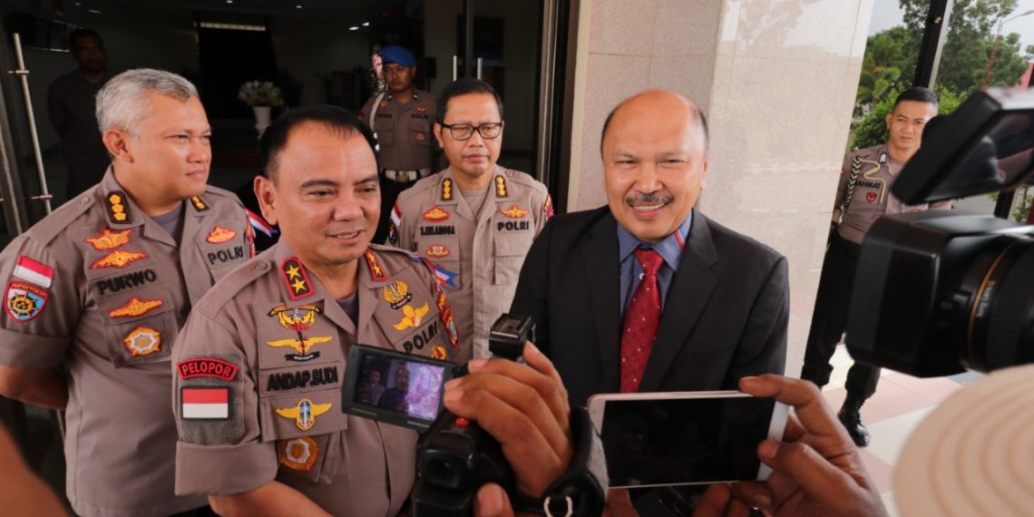 Polda Kepri Terima Kunjungan Ketua Polis Diraja Malaisia