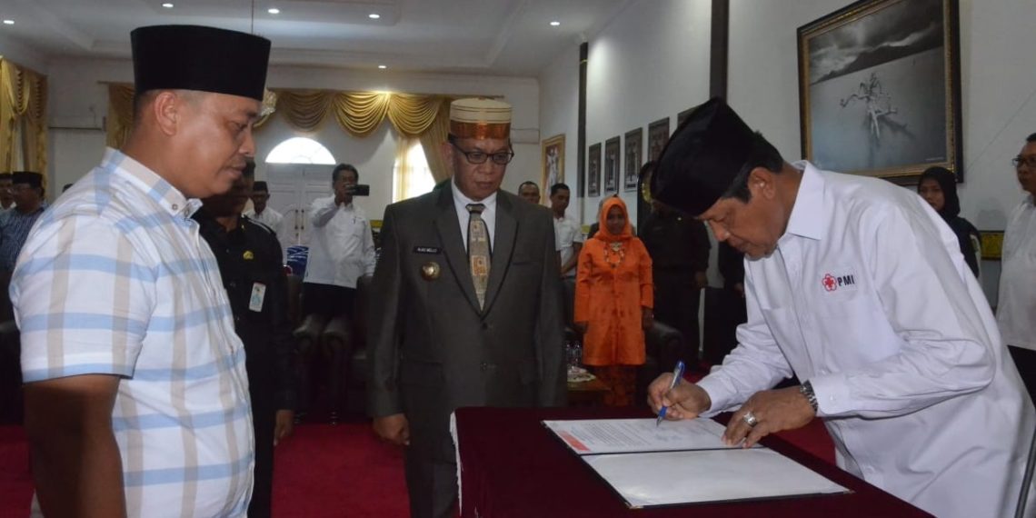 Plt Gubernur Lantik PMI Kabupaten Lingga