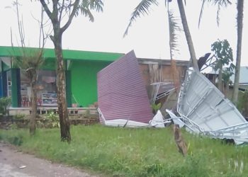 Puluhan Rumah Warga di Solok Selatan Rusak Berat Dihantam Agin Kencang
