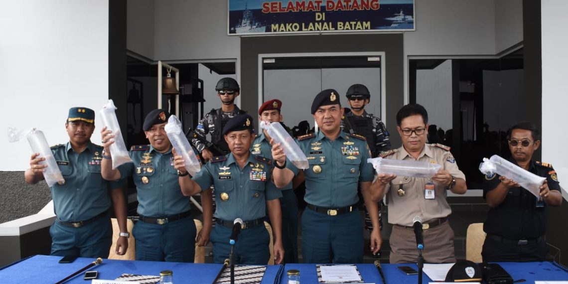 Tim Satgasgab FIQR Koarmada 1 Kembali Gagalkan Upaya Penyeludupan Baby Lobster 12 3 M