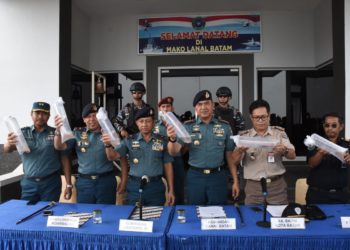 Tim Satgasgab FIQR Koarmada 1 Kembali Gagalkan Upaya Penyeludupan Baby Lobster 12 3 M