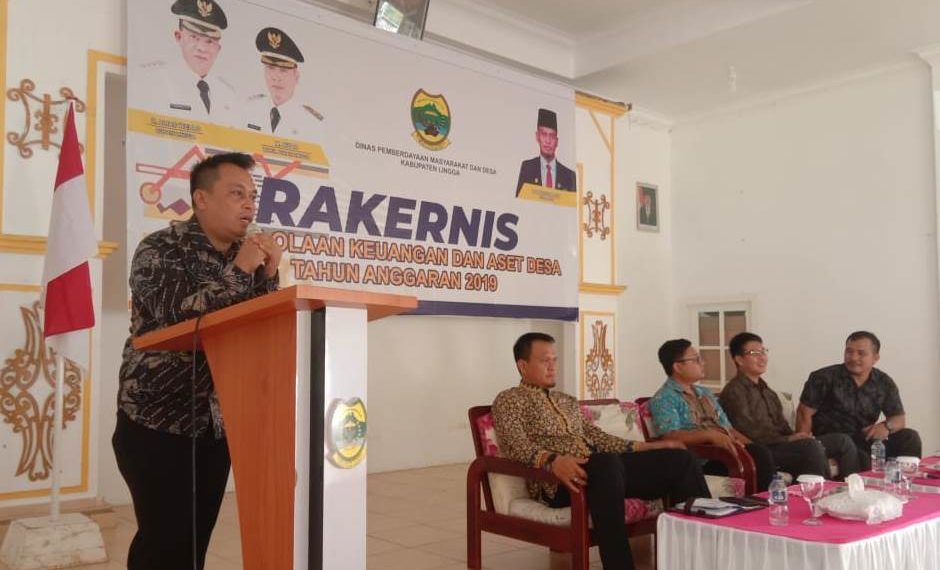 Wabup Lingga Buka Rakernis Pengelolaan Keuangan Dan Aset Desa