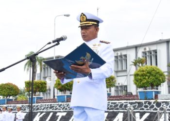 Wadanlantamal IV Pimpin Upacara Kesaktian Pancasila.