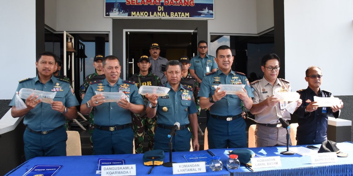 Tim Satgasgab F1QR Koarmada I Kembali Gagalkwm Penyeludupan Baby Lobster Senilai, 11,4 M