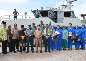 Danlantamal IV Kunjungi Sejumlah Lanal Diwilayah Kerjanya