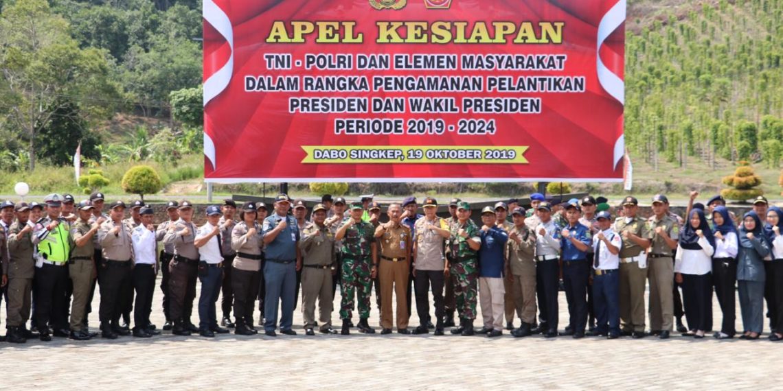 Jelang Pelantikan Presiden dan Wakil Presiden, TNI Polri Ciptakan Daerah Kondusif.