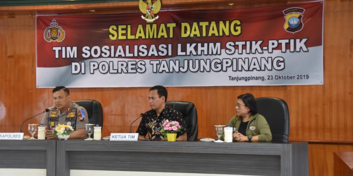 LKHM STIK Laksanakan Sosialisasi di Polres Tanjungpinang.